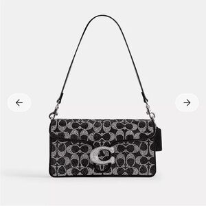 Coach Black Crystal Tabby